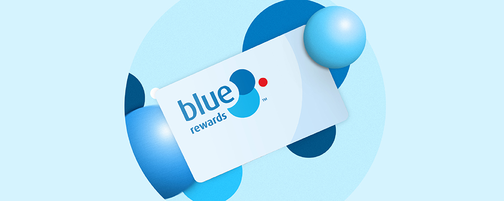 Blue Rewards is here at Pharmasave